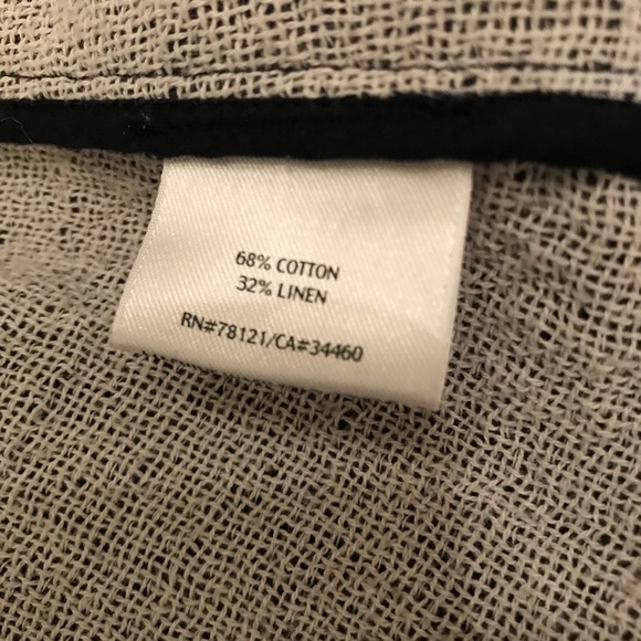 Eileen Fisher mandarin collar tweed jacket Sz M - Picture 8 of 8